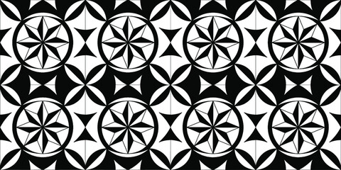 black and white seamless pattern
