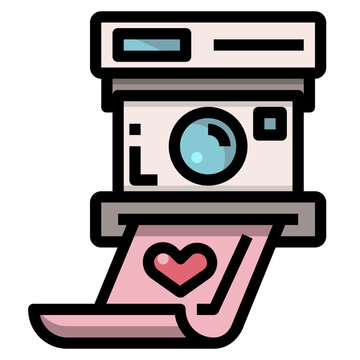 Polaroid Line Icon