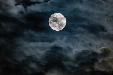 Fototapeta premium The Full Moon also known as the Sturgeon Moon