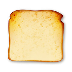 Toast Fried Bread In Toaster Electric Tool Vector. Crunchy Sliced Toast Delicious Fresh Fry Food, Morning Breakfast Dish. Eatery Dieting Nutrition Dessert Template Realistic 3d Illustration