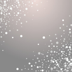 Overlay Dots Vector Grey Background. Grey