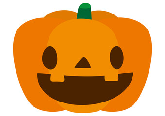 ハロウィン おばけカボチャ アイコン イラスト02