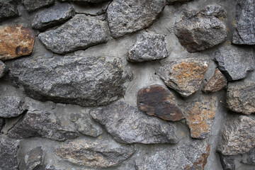 Old stone wall big rocks exterior pattern texture