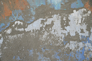 old destroyed cement wall. grunge abstract photo background. beautiful stone 
