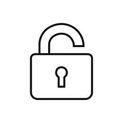 Lock icon vector. Closed illustration sign. padlock padlock.

