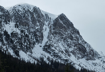 Tatra mountains in the winter
