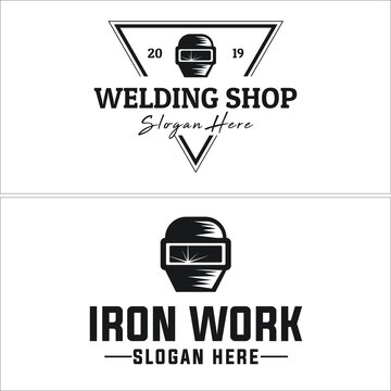 Business welding shop logo design