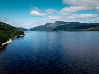 Loch Lomond during a vacation in Scotland