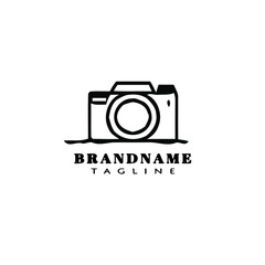 camera logo design template icon vector illustration