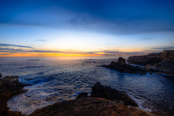 Fototapeta premium sunset over the sea