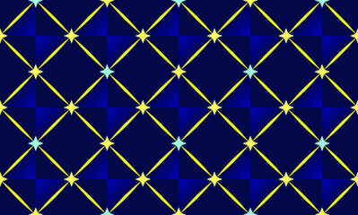 Geometric pattern, squares and stars, linoleum, parquet, laminate 