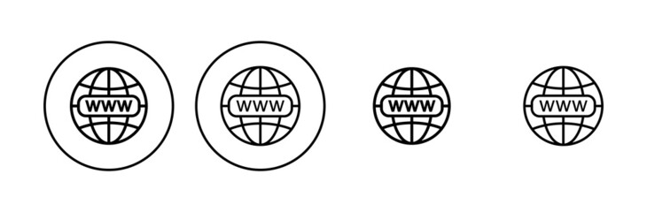 Web icon set. go to web icon. web click icon
