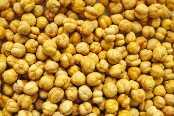 fresh salted roasted chickpeas, Turkish culture and roasted chickpeas,