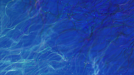 Festive Blue Background with Lines