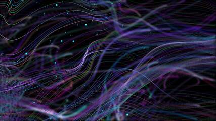 Blue Background with Transparent Lines