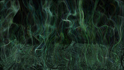 Dark Abstract Green Background