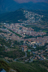 Fototapeta na wymiar pueblo de Berga 