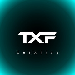 TXF Letter Initial Logo Design Template Vector Illustration
