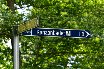 Fototapeta premium Kanaanadet sign
