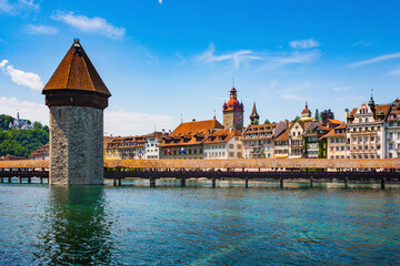 Old Town architecture of Lucerne, Switzerland
