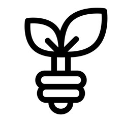 Plant Line Icon Vector