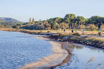 Obraz premium la lagune de Gruissan