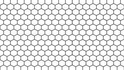 Abstract Pattern Background, White Symmetrical Hexagon Shapes, White Background, 3D Illustration