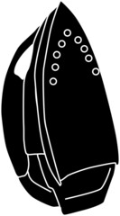 アイロンのシルエット素材