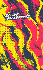 Abstract geometric backgrounds for sports and games. Abstract racing backgrounds for t-shirts, race car livery, car vinyl stickers, etc. Vector background.