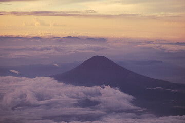 Fuji-san view from a plane