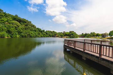 scenery of Sankeng Eco Park at taoyuan city in taiwan