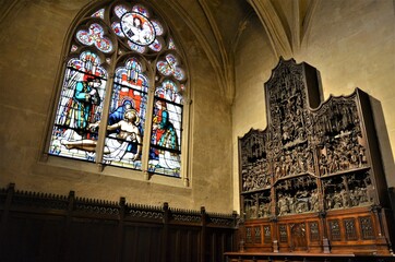 Great gothic church of Saint Germain l´Auxerrois in Paris, France