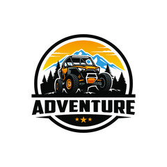 off road adventure atv utv buggy logo design © winana