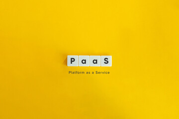 Platform as a Service (PaaS) banner. Minimal aesthetics.