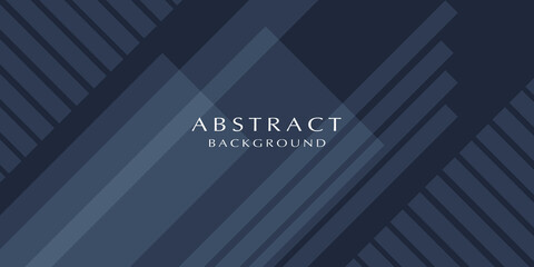 Fototapeta premium Modern abstract presentation background. Fancy paper cut background. Abstract decoration, 3d vector illustration. Dark blue background, Smart design for business advertising. Abstract vector, science 