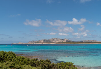 La Pelosa Beach, beautiful beach on Sardinia
