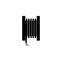 High Voltage Cable Logo Vector Template illustration design