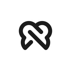 Modern creative tooth icon.
