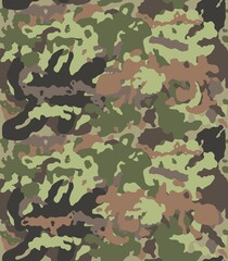 Fototapeta premium Seamless vector military camouflage