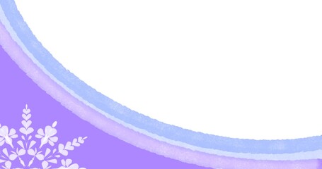 Abstract flat creamy flower background 