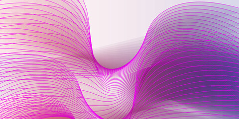 Purple white wave background