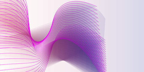 Purple white wave background