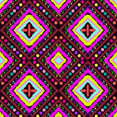 Decoration ethnic traditional fabric design pattern illustration
