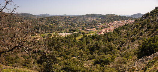 Fototapeta na wymiar La Garde-Freinet, Garde-Freinet, Var, Provence-Alpes-Côte d’Azur, France