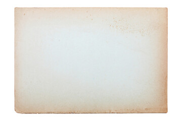 Old yellowed isolated kraft paper texture