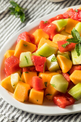 Healthy Homemade Melon Salad