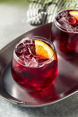 Boozy Refreshing Cold Red Wine Spritzer