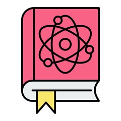Vector Physics Filled Outline Icon Design
