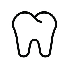Obraz premium tooth icon illustration vector graphic