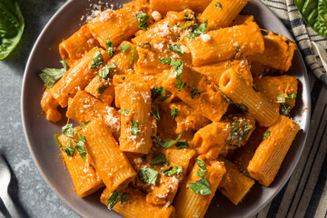 Healthy Homemade Vodka Rigatoni Pasta